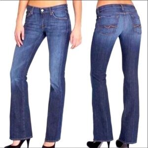 7‎ For All Mankind - Bootcut Low Rise Denim Jeans